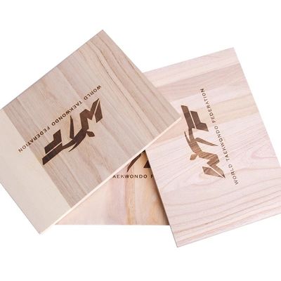 パロウニア武道競技のブレイキングボード 225x300mm タクワンド練習用 厚さ3-30MM