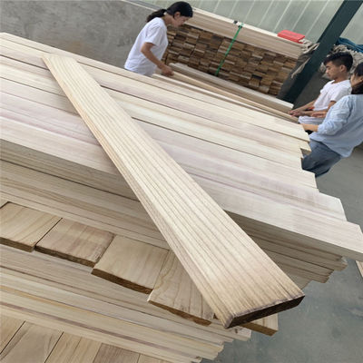 オーダーメイドサイズ 装飾用パウロwnia木のストライプ 18mm x 18mm 長さ 2500mm