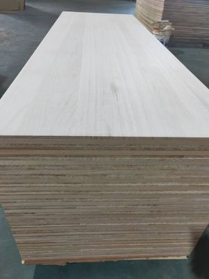 建築 建設 漂白されたパロウニア 土木 4X8 木材板 300kg/m3