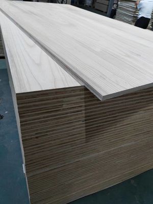 FSC100%認証 パウロニア木製板材の多層家具パネル