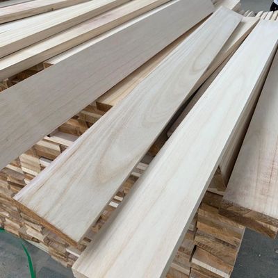 伝統的な家具と木工のための未完成のパロウニア木のストライプ